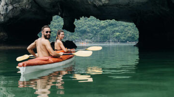 Halong bay kayaking