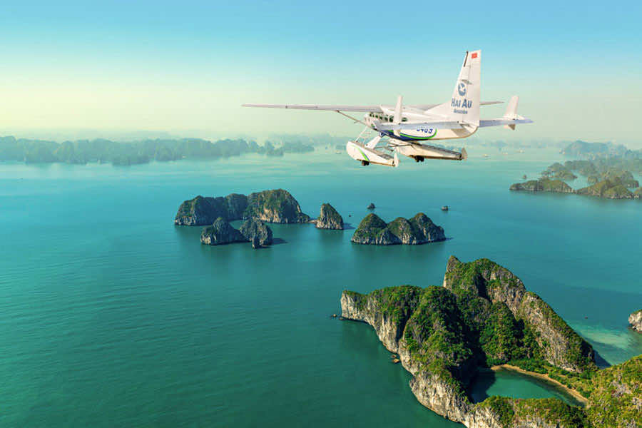 scheduled flights from hanoi haiau seaplane